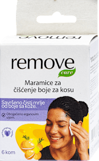 Maramice za čišćenje boje za kosu remove