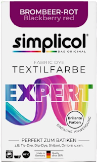 Vopsea pentru textile Mure roșii simplicol