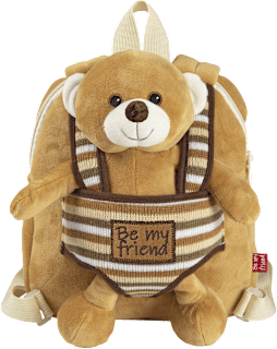 Dječji ruksak s igračkom – Benji medvjedić Perletti