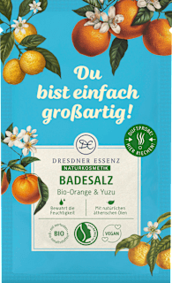 Badesalz Bio-Orange & Yuzu Dresdner Essenz