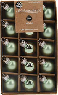 Glaskugeln Salbeigrün KUWOPA