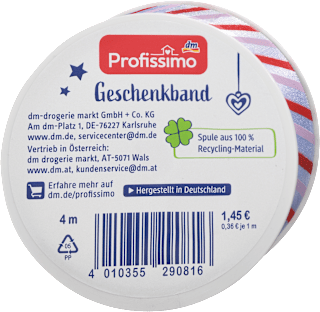 Darilni trak, več različic Profissimo