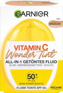 Gesichtsfluid Vitamin C Wonder Tint UV LSF 50+, Medium GARNIER