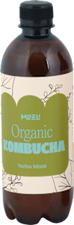 Nealkoholický perlivý nápoj Organic Kombucha Yerba Maté MozLi