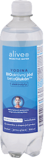 Jemne sýtená bioaktívna voda Yodina BIOaktívny jód betaGlukán + elektrolyty  ALIVER