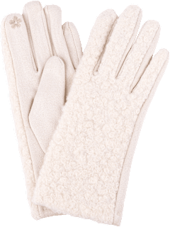 Zimske rukavice teddy – bež toplo & meko