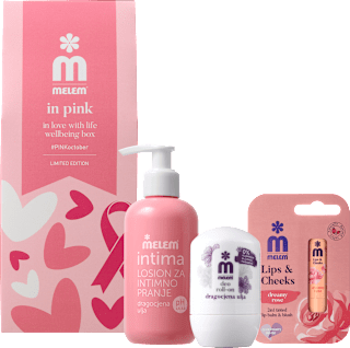 Darilni set in pink Melem