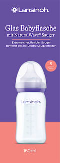 Babyflasche aus Glas Gr. S, 160 ml Lansinoh