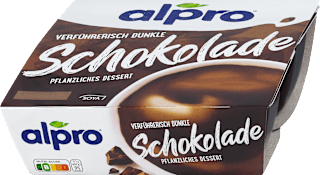 Pflanzliches Dessert Dunkle Schokolade alpro