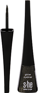 Szemhéjtus csillogó, 001, fekete s-he colour&style