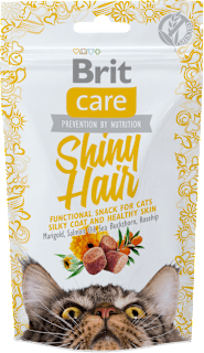 care snack pro kočky Shiny Hair Brit