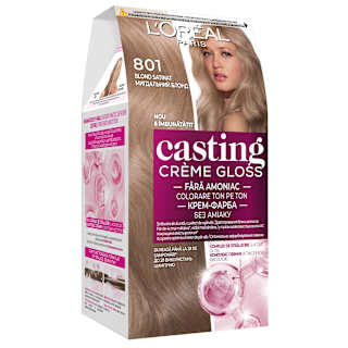 Vopsea păr 801 blond satin L'ORÉAL PARiS CASTING Crème Gloss
