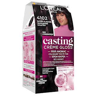 Vopsea păr 410 şaten glaciar L'ORÉAL PARiS CASTING Crème Gloss