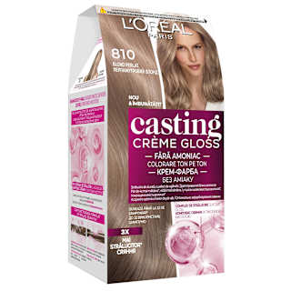 Vopsea păr 810 blond perlat L'ORÉAL PARiS CASTING Crème Gloss