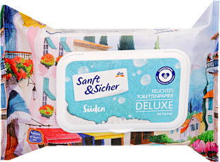 Nedves toalettpapír Süden, maxi pack Sanft&Sicher