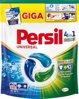 Pracie kapsuly Discs 4v1 Deep Clean Universal Persil