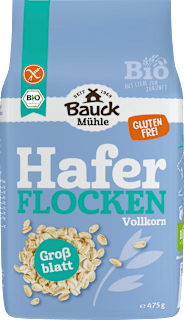 Haferflocken Großblatt glutenfrei Bauck Mühle