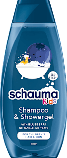 Шампоан и душ гел за деца с боровинка schauma