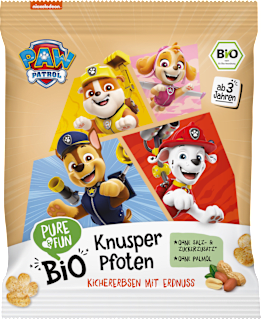 Kindersnack Paw Patrol Knusper Pfoten ab 3 Jahren PURE & FUN