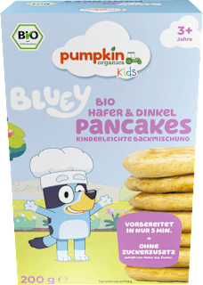 Backmischung Bluey Pancakes Hafer & Dinkel ab 3 Jahren pumpkin organics
