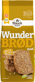 Backmischung Wunderbrot Gold, glutenfrei Bauck Mühle