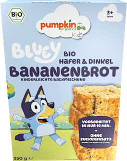 Backmischung Bluey Bananenbrot Hafer & Dinkel ab 3 Jahren pumpkin organics