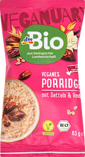 ovesná kaše s datlemi a vanilkou dmBio