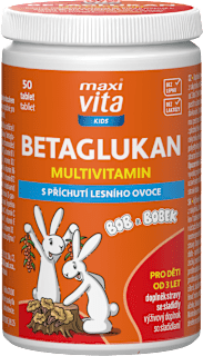tablety Betaglukan multivitamín Bob a Bobek maxi vita