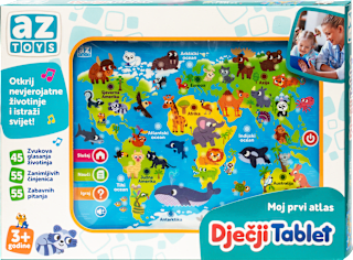 Dječiji tablet - Moj prvi atlas CLEMENTONI
