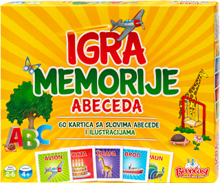 Igra memorije ABECEDA CLEMENTONI