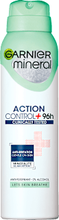 Action Control+ dezodorans u spreju GARNIER mineral