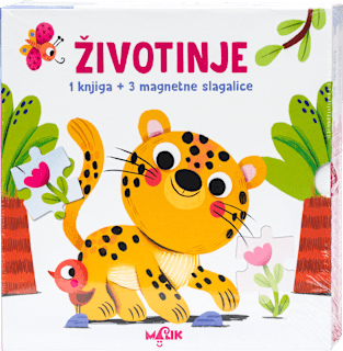 Otkrivam… životinje - knjiga i magnetne puzzle MALIK