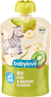 Quetschbeutel Kiwi & Banane, ab 1 Jahr babylove