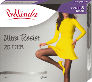 punčochové kalhoty Ultra Resist černé, velikost 38-40 Bellinda