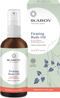 Стягащо масло за тяло с черен пипер и пачули IKAROV