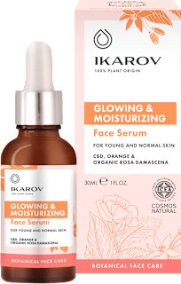 Озаряващ и овлажняващ серум за лице IKAROV