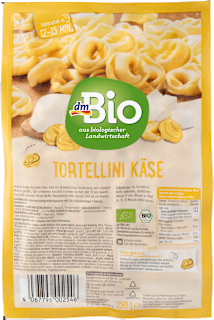 Bio tortelini s polnilom iz sira dmBio