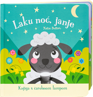 Knjiga s čarobnom lampom Laku noć - janje MALIK