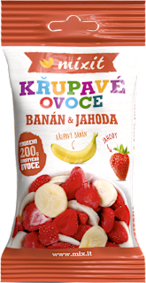sušené ovoce banán a jahoda mixit