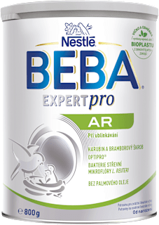 mléčná kojenecká výživa, EXPERTpro AR při ublinkávání BEBA