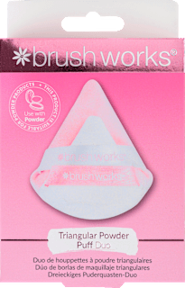 Make-up Schwamm Triangular Powder Puff Duo brush works