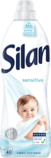 Омекотител за пране Sensitive & Baby, 40 пранета Silan