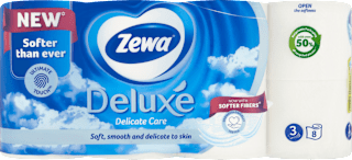 Deluxe Delicate Care toaletní papír White 8x150 Zewa