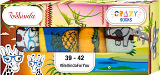dárková sada Crazy Socks 1, velikost 39-42, mix barev Bellinda
