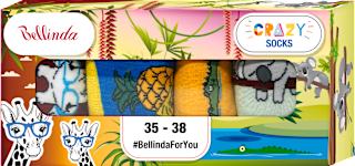 dárková sada Crazy Socks 1, velikost 35-38, mix barev Bellinda