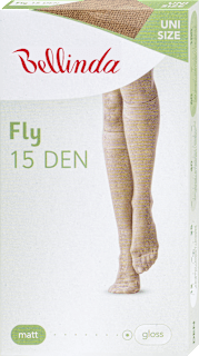 punčochové podkolenky FLY 15, tělová, 1 pár Bellinda