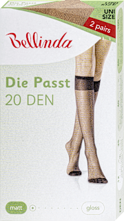 punčochové podkolenky, tělové, 2 páry Bellinda