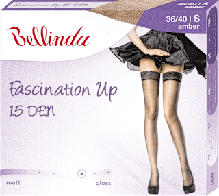 samodržící punčochy Fascination Up, 36-40 amber Bellinda