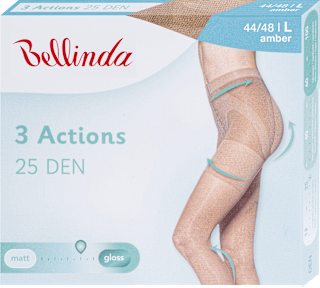 punčochové kalhoty 3 Actions, velikost L, amber Bellinda