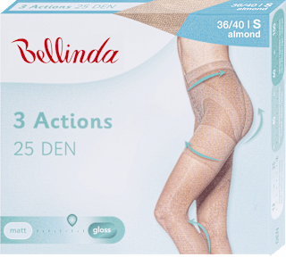 punčochové kalhoty 3ACTIONS, 25 DEN Bellinda